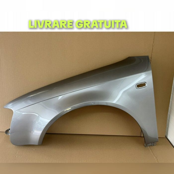 Aripa stanga fata vopsita gri cod vopsea LY7Q Audi A4 B7 2004 - 2007