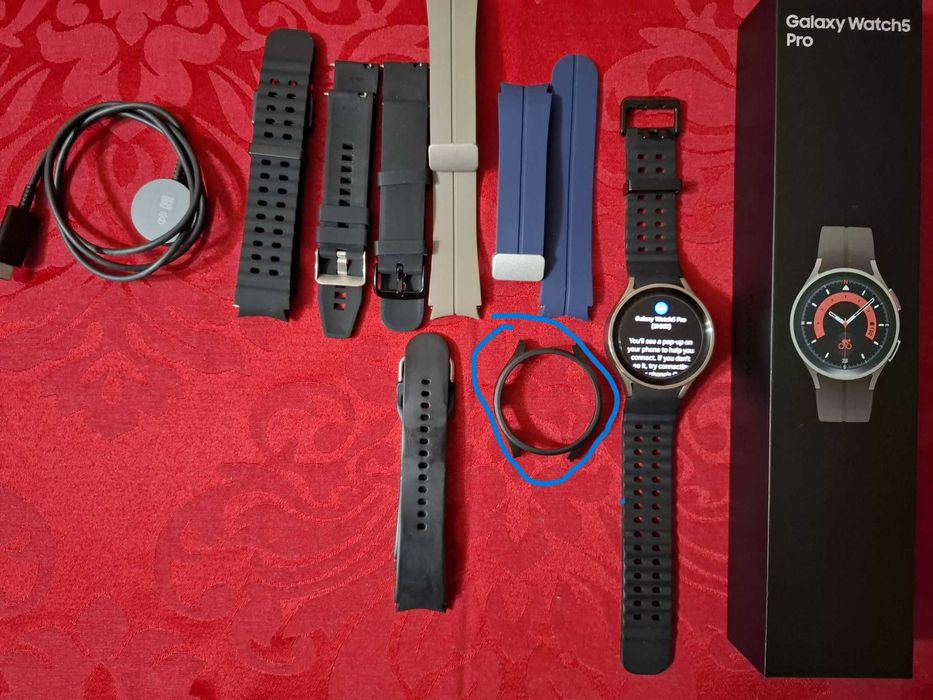 Smartwatch Galaxy Watch5 Pro 45mm Gray Titanium