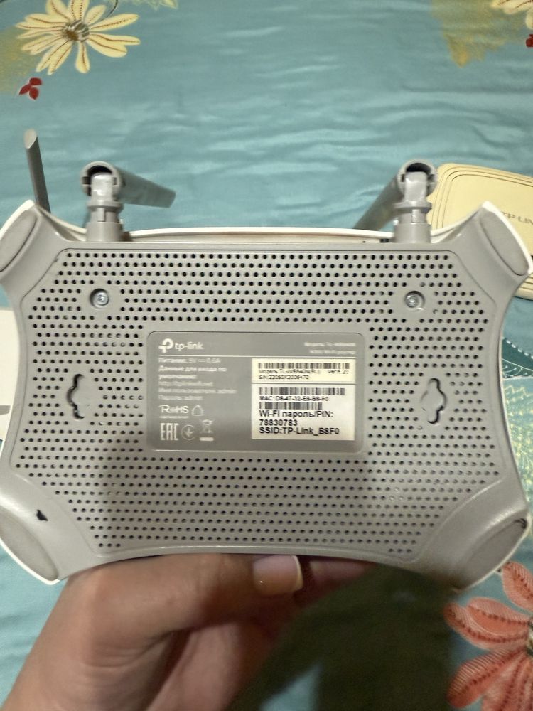 Wi-fi роутеры в рабочем состоянии tp-link 4 шт