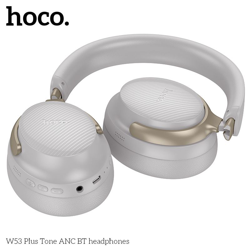 Беспроводные Наушники HOCO W53 Plus ANC carbon ( 90 часов )