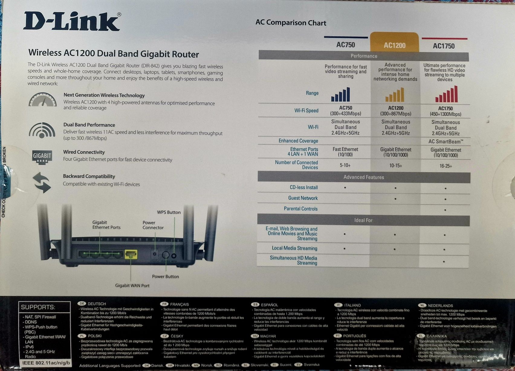 Router Wireless D-Link Dual Band Gigabit