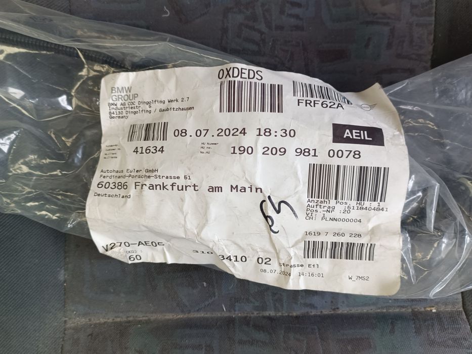 Bmw 320d f30 adblue/DPF