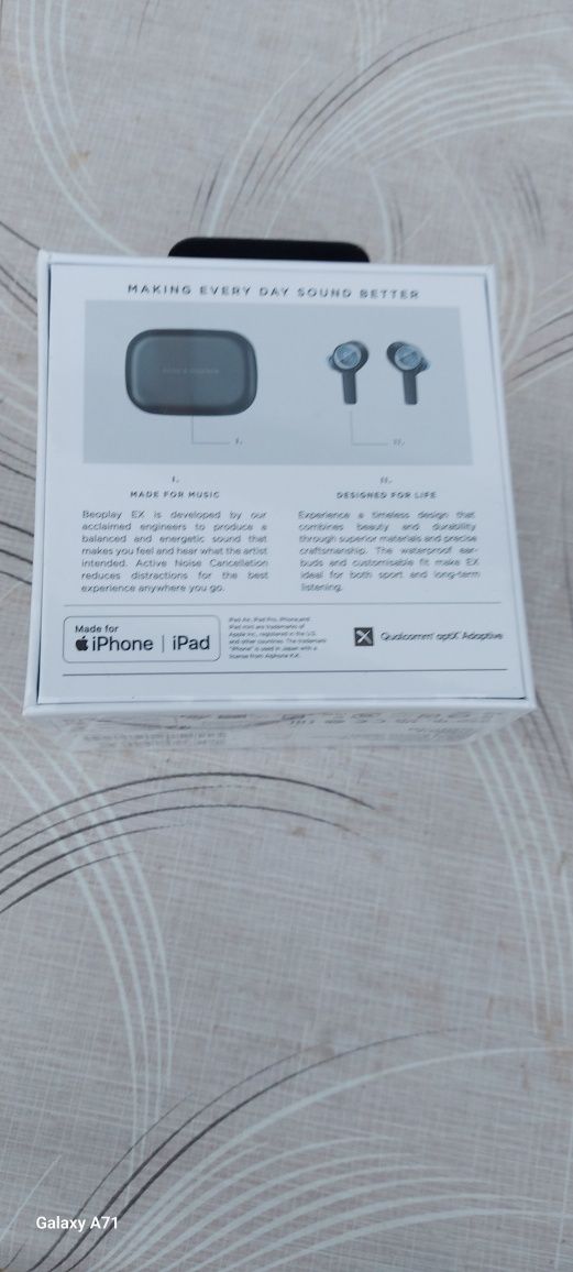 Casti Audio In-Ear Bang & Olufsen Beoplay EX, Anthracite Oxygen
