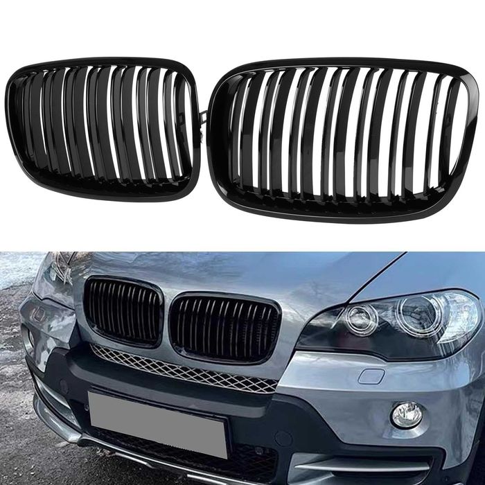 Бъбреци / решетка за BMW X5 E70 X6 / E71, двойни, бмв е70, х6, х5