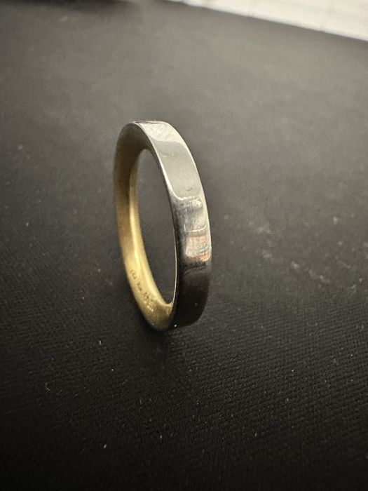 Inel aur 18k + platina 6 grame marime 53