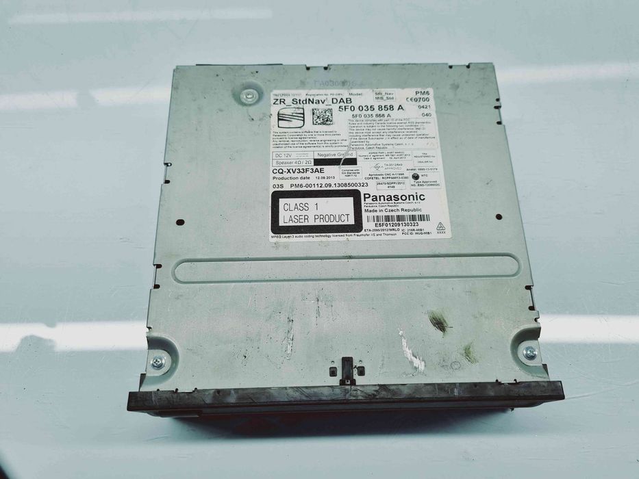 Radio CD cu navigatie Seat Leon (5F1) [Fabr 2012-2018] 5F0035858A