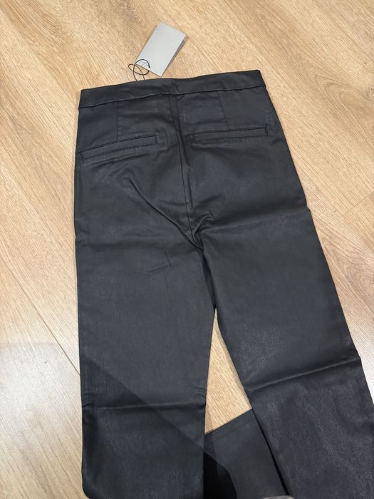 Balenciaga черен промазан панталон