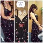 Rochie neagra eleganta din mătase naturala!