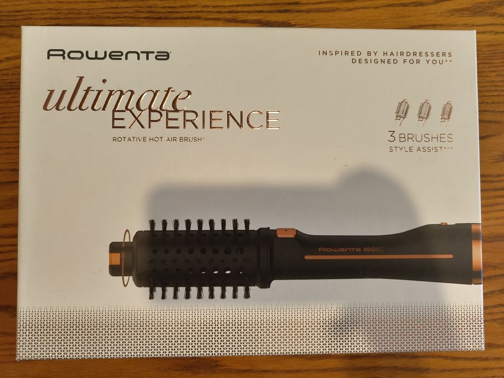 ROWENTA Ultimate Experience CF9620F0, Въртяща се Четка с Горещ Въздух