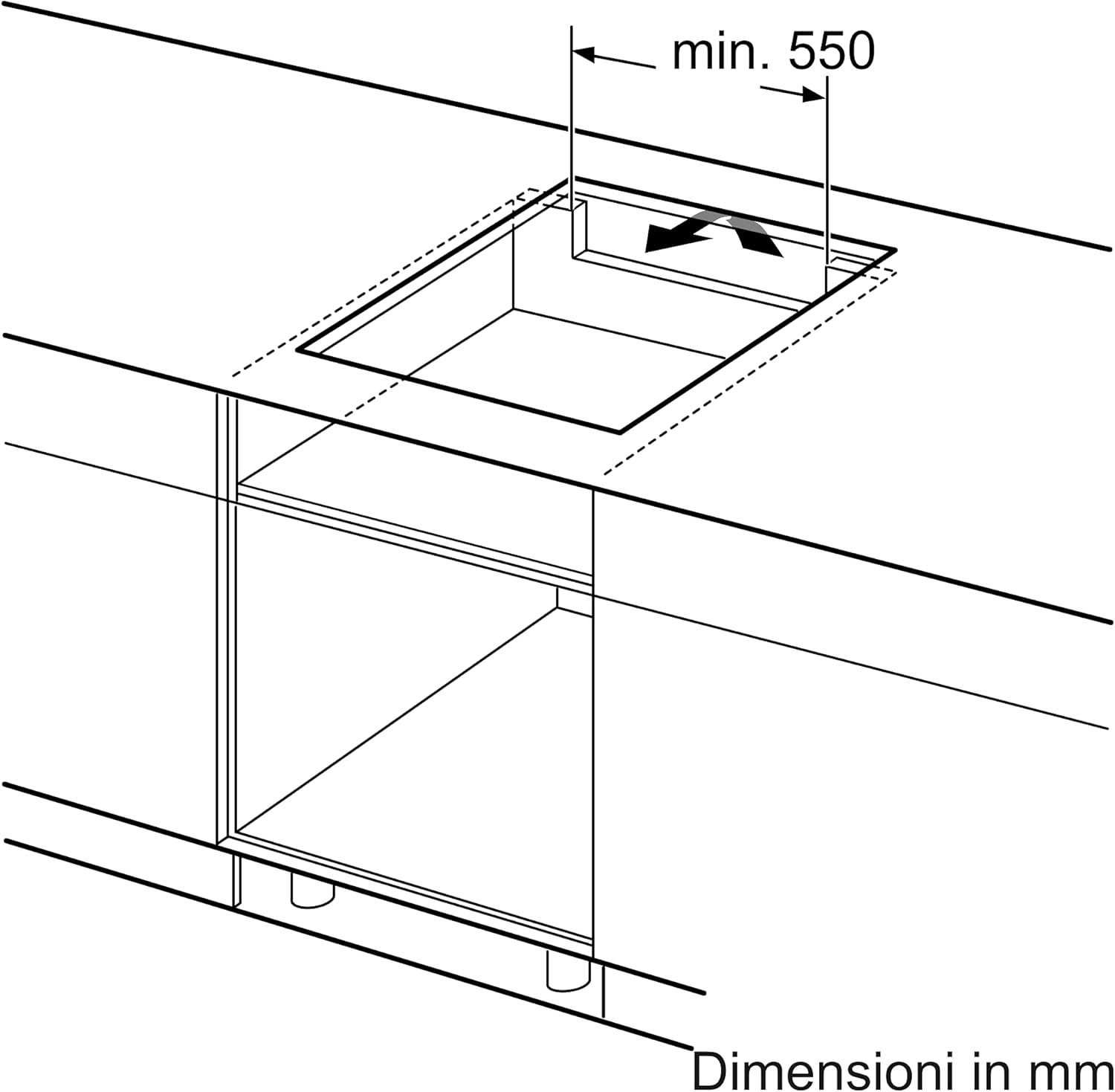 Индукционен котлон за вграждане Bosch Serie 4(PWP61RBB5E) 60см