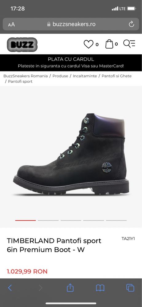 Timberland premium dama