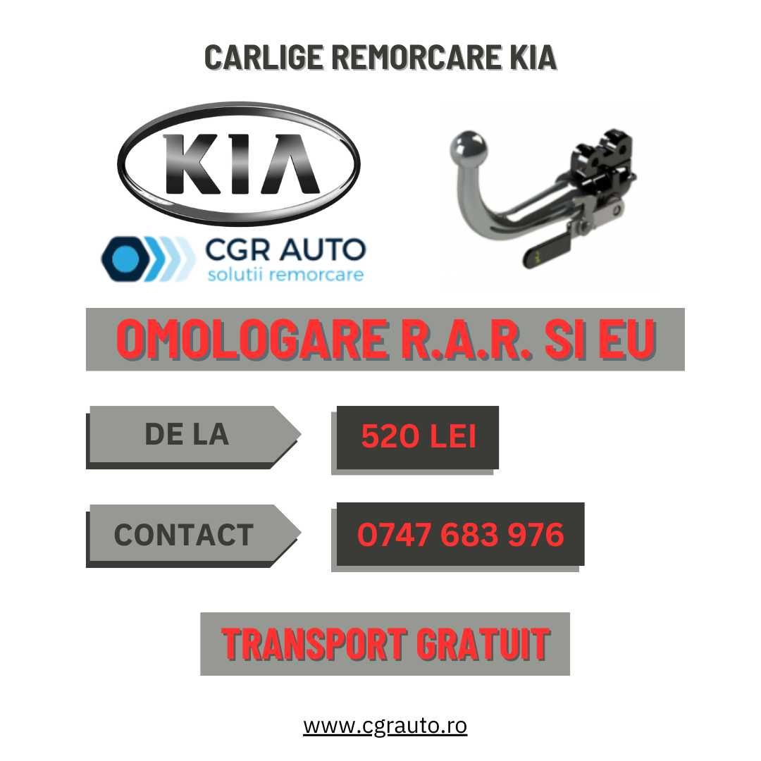 Carlige remorcare KIA omologate, premium