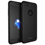 Husa Apple iPhone 8 Plus, FullBody Elegance Luxury iPaky Negru +folie