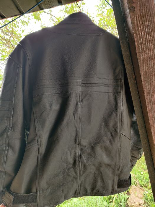 Geaca piele, moto, Roleff (Römer), bărbați, geci, blugi moto