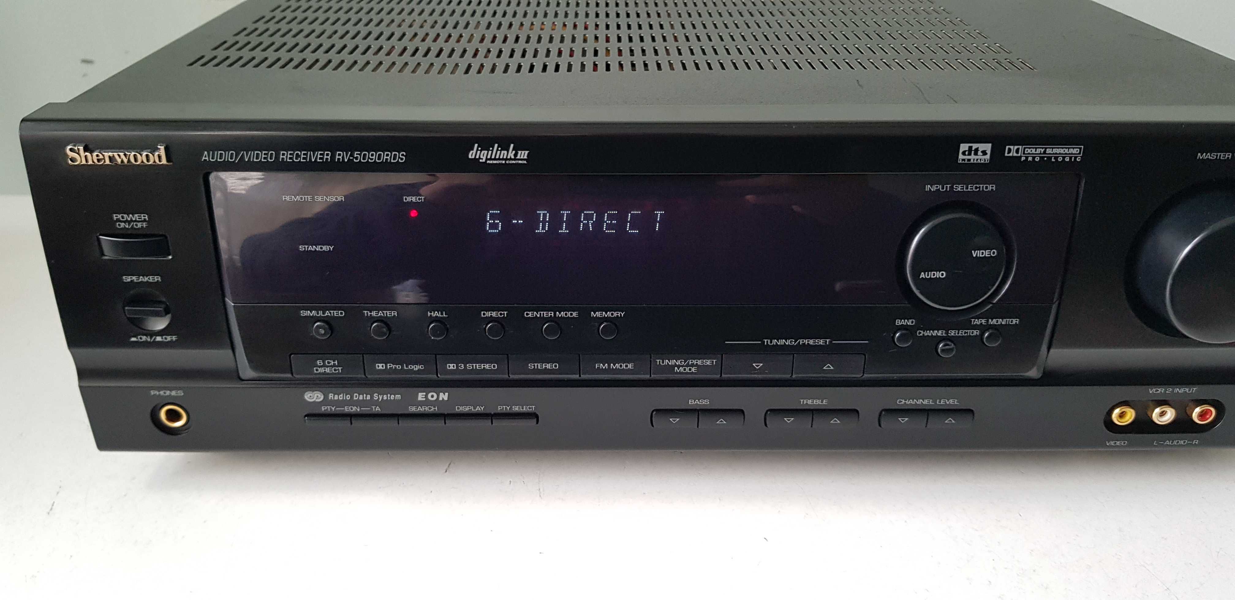 Sherwood RV 5090 muzica 5.1 puternic rar 500W filme muzica