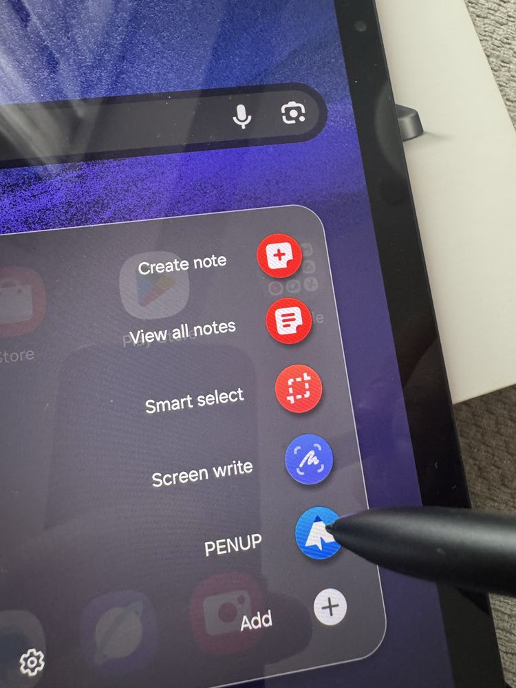 Samsung TAB S7 FE 5G - таблет с писалка