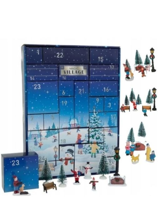 Коледен календар с 24 фигурки