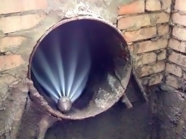 Аппарат сантехника прочистка канализация засор колодец ТРУБА