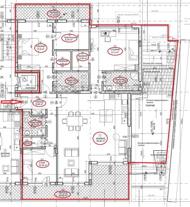 Продава се Четиристаен апартамент в София, Хаджи Димитър - 235 кв.м за 1915 €/кв.м - Снимка #10