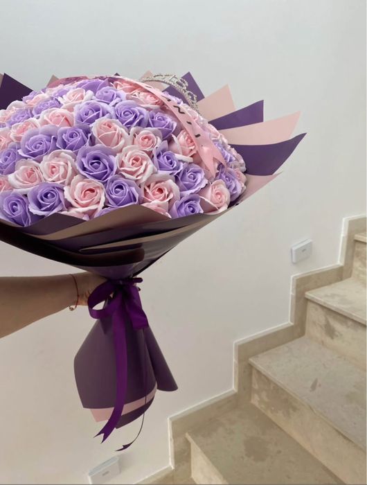 Buchete din trandafiri de sapun