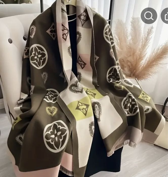 Уникален  голям шал кашмир Van Cleef