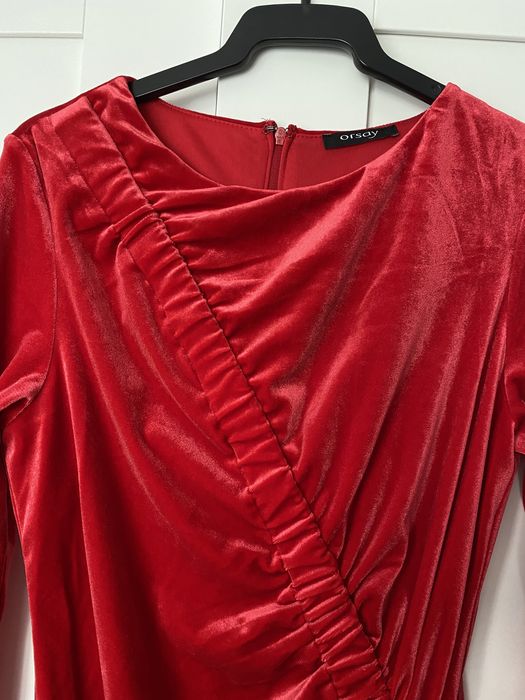 Rochie ocazie catifea model deosebit, mărime S Orsay