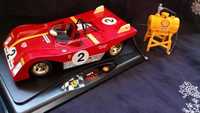 Macheta Ferrari 312 P Daytona 1972 + Fuel Pump - Shell Classico 1/18