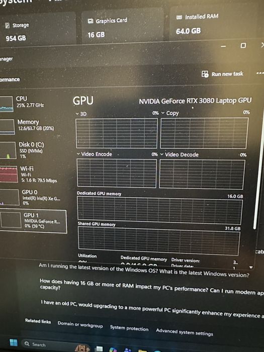 Продавам Alienware x17 R2 (i9 / 64GB RAM / RTX / 1TB SSD)