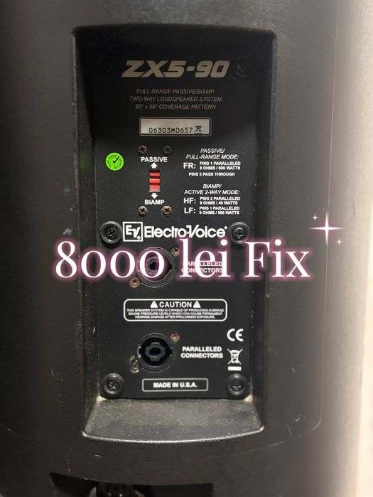 4 boxe Ev Zx5 impecabile