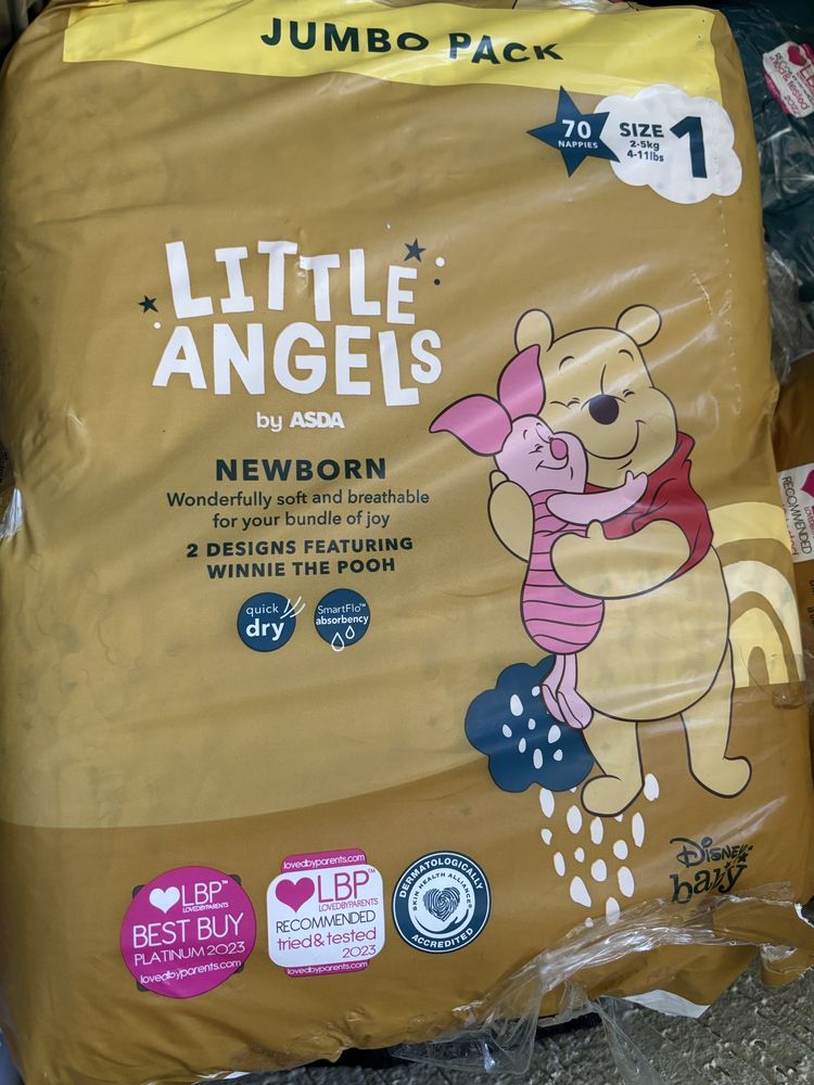 Памперси Little angels размер 1 внос от Англия