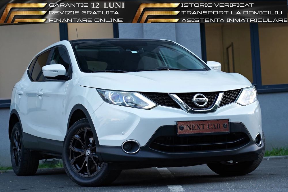 Nissan Qashqai GARANTIE 12 LUNI*RATE*REVIZIE*130Cp*Navi*Camera*Panorama*Keyless