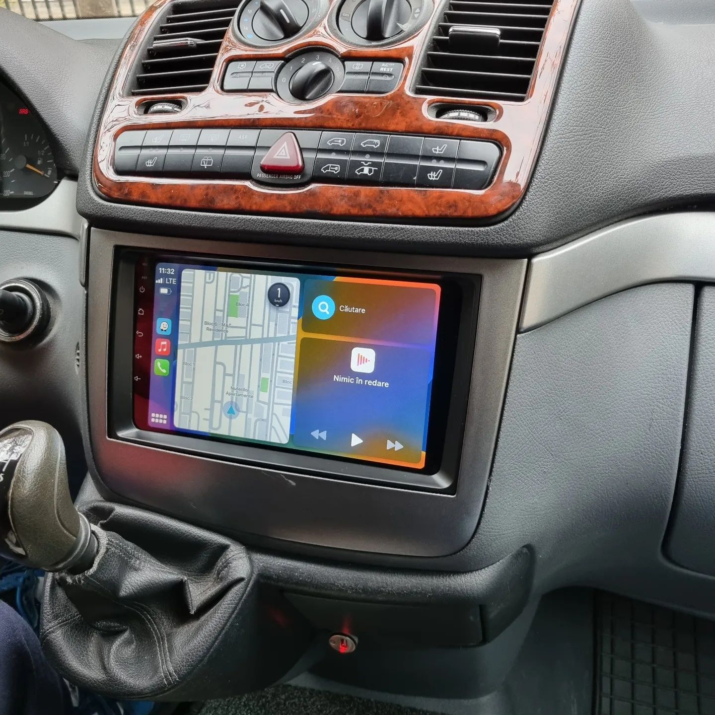 Navigatie android Mercedes Vito Waze YouTube GPS