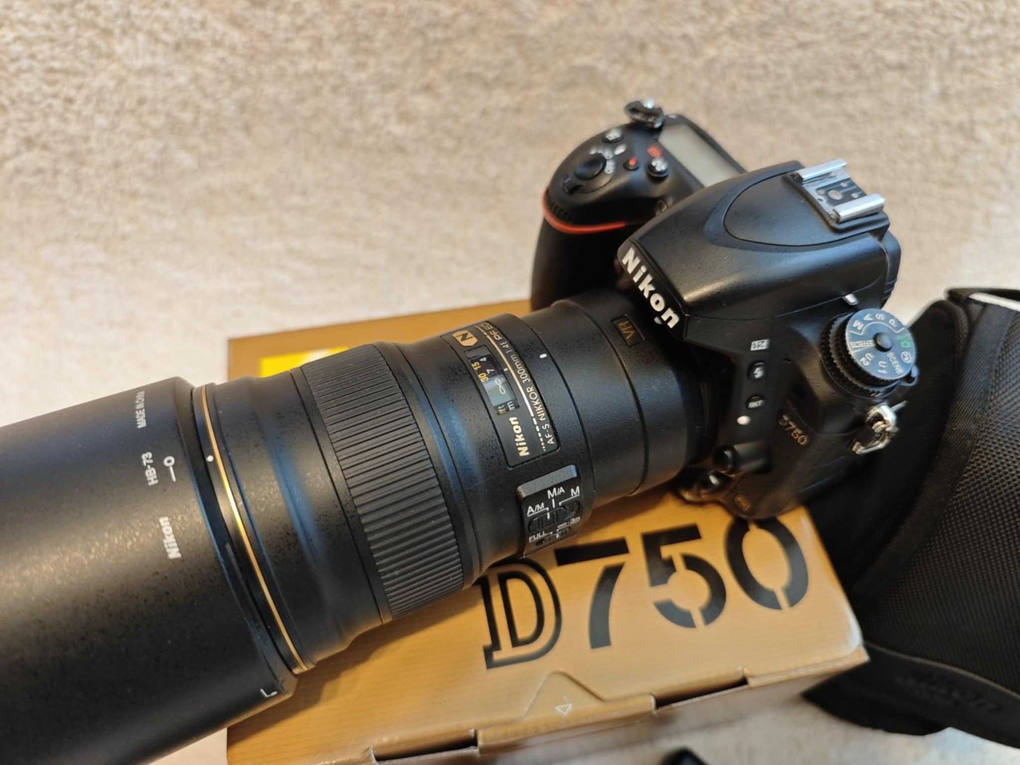 Nikon D750 + Nikkor 300mm f/4 + Nikon TC-20E III teleconverter
