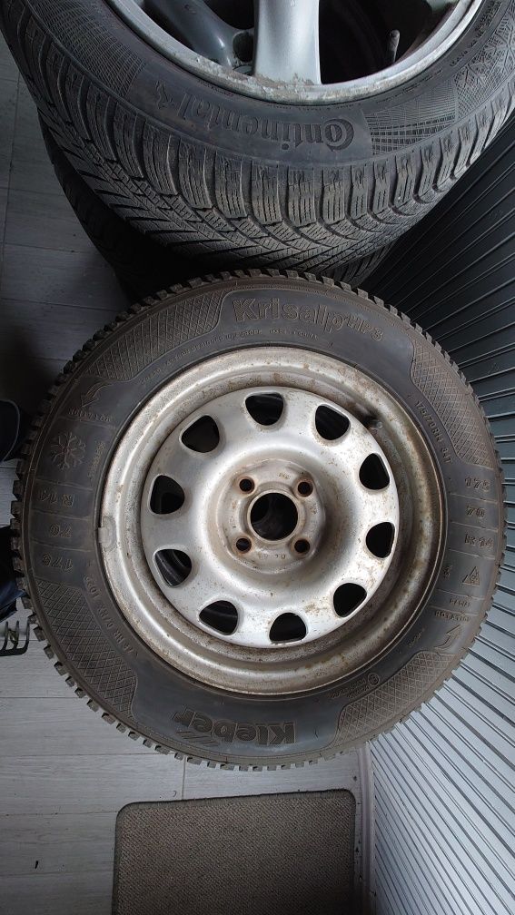 Гуми зимни Kleber Krisalp 14/175/70 с джанти за голф 3 (4х100)