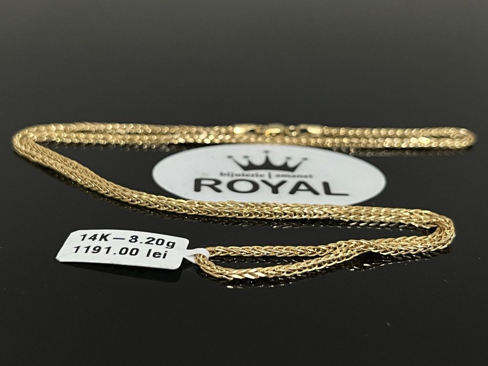Bijuteria Royal CB : Lant aur 14k 3,20 grame
