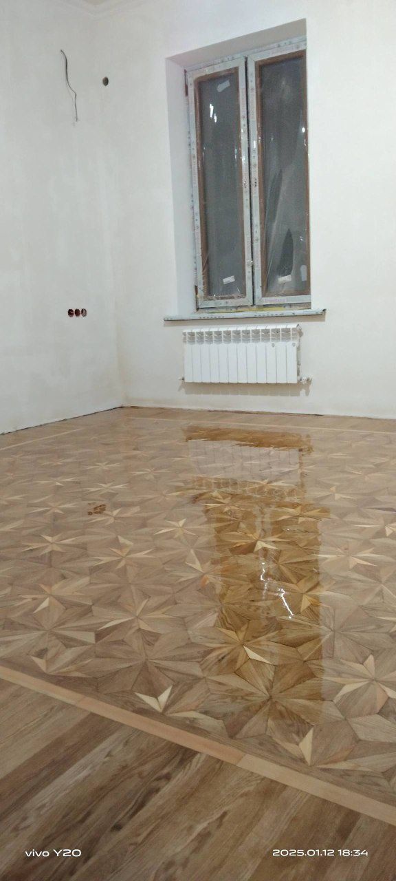 Шлифовка, пол, паркит