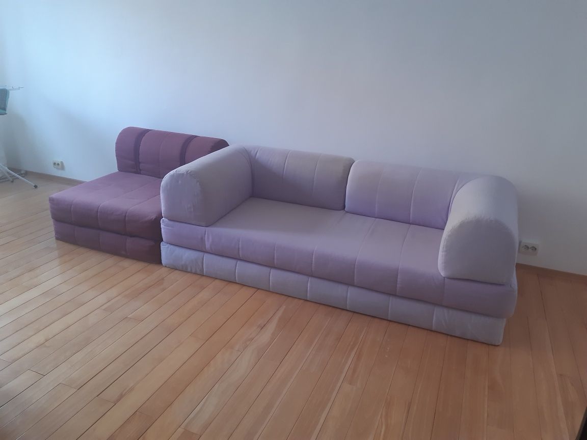 Canapea și fotoliu tip futon