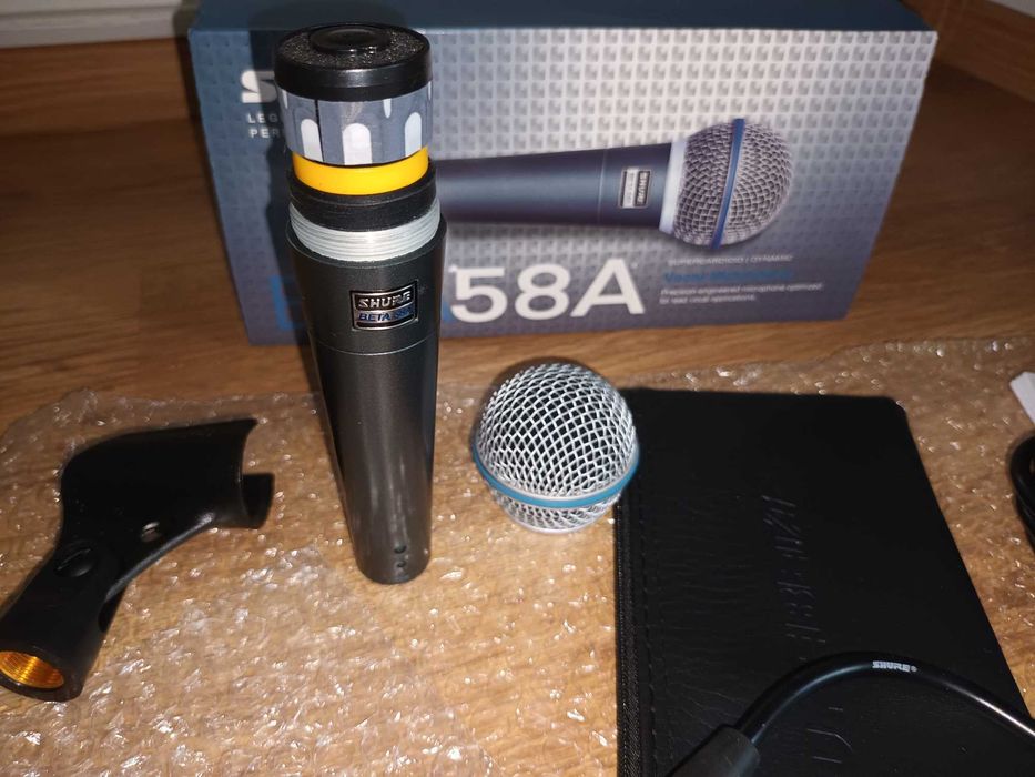Microfon tarabane shure beta 58a Microfon percutie Microfon dj/studio