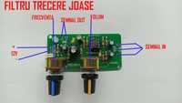 Filtru audio subwoofer trecere joase LPF low pass filter