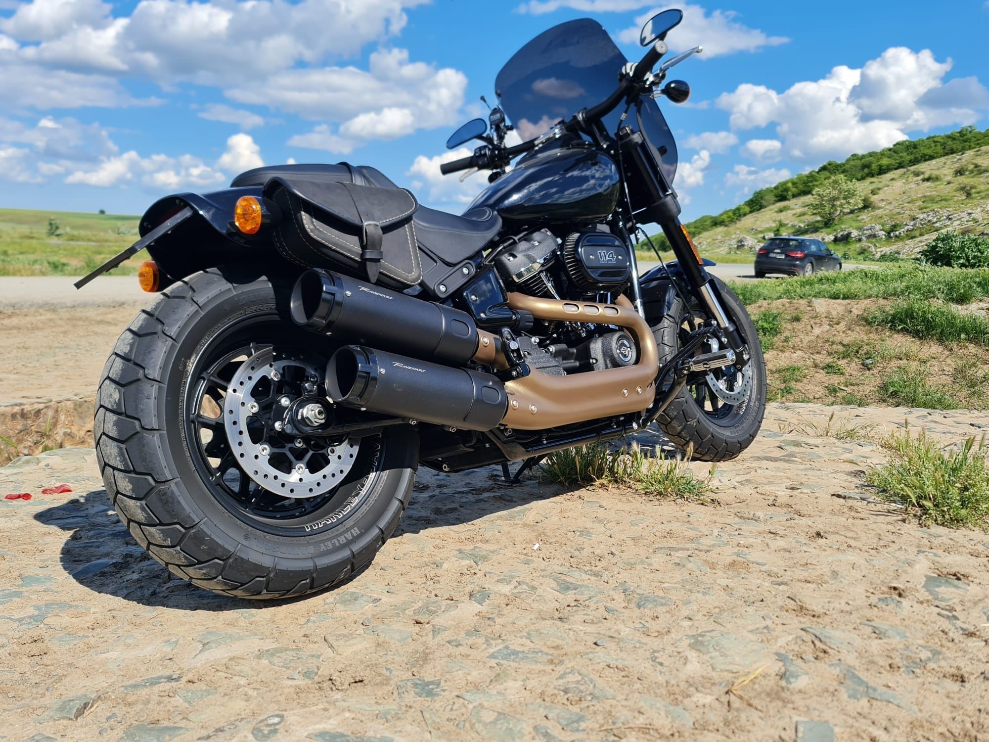 Harley Davidson Fat Bob 114 variante schimb studio Constanța.