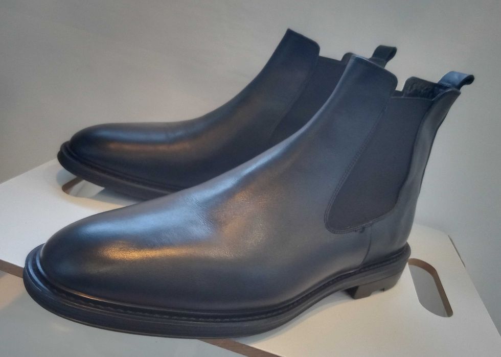 Ghete chlesea premium Jean Biani 44 piele naturala moale