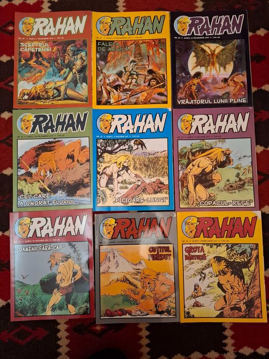 COLECȚIE COMPLETĂ RAHAN  (56 de Numere) 2010