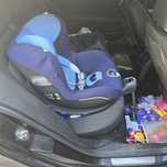 Scaun auto ISOFIX i-Size GB Vaya2 Sapphire Blue, 45-105 cm, Albastru/N