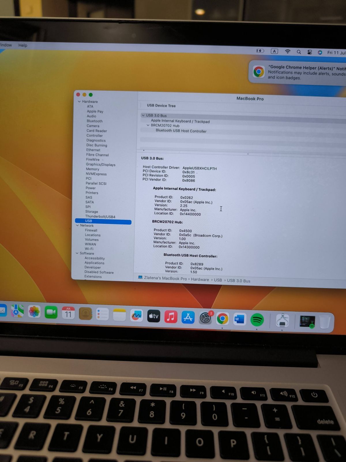Apple MacBook Pro, модел А1398