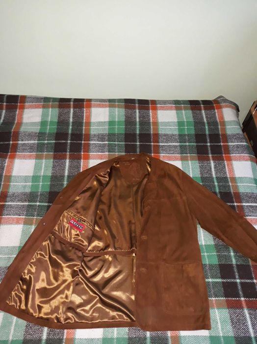 Sacou piele caprioara.