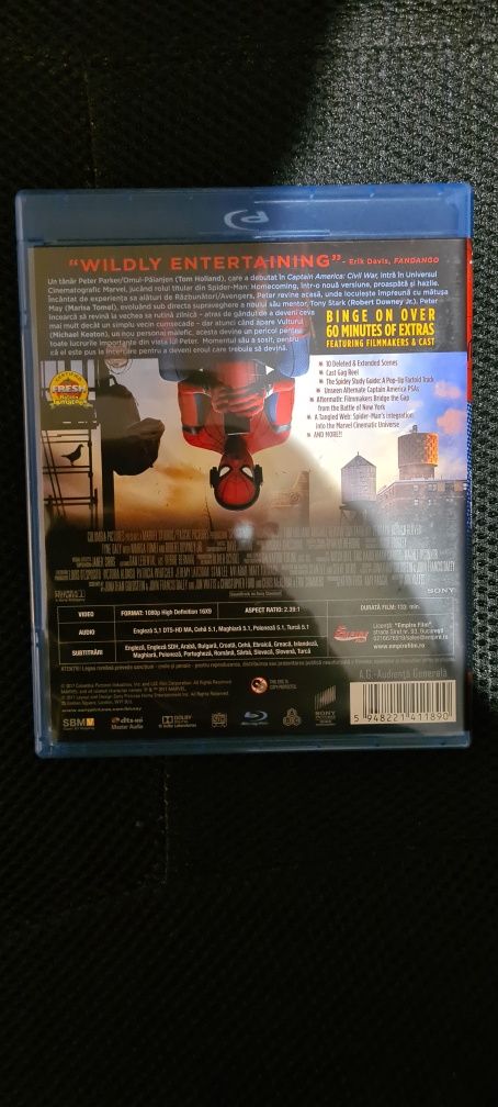 Spider-Man: Homecoming - Blu Ray