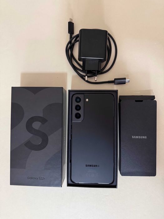 Samsung Galaxy S22+ plus, 256GB, cutie, încărcător45W, factură Samsung