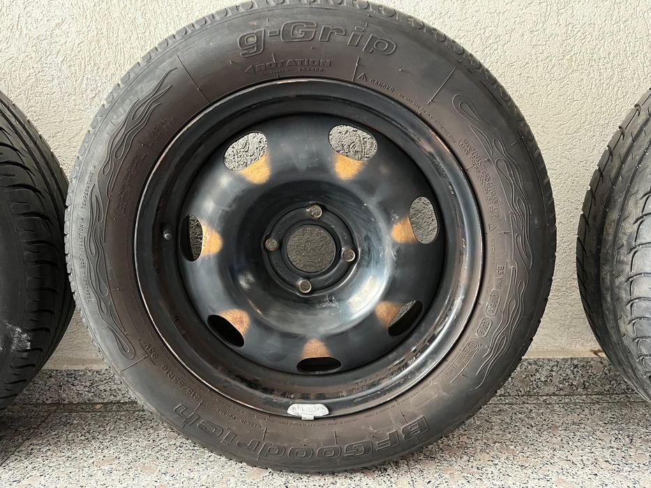 Jante tabla Citroen / Peugeot / Ford + anvelope BF Goodrich 215/55/R16
