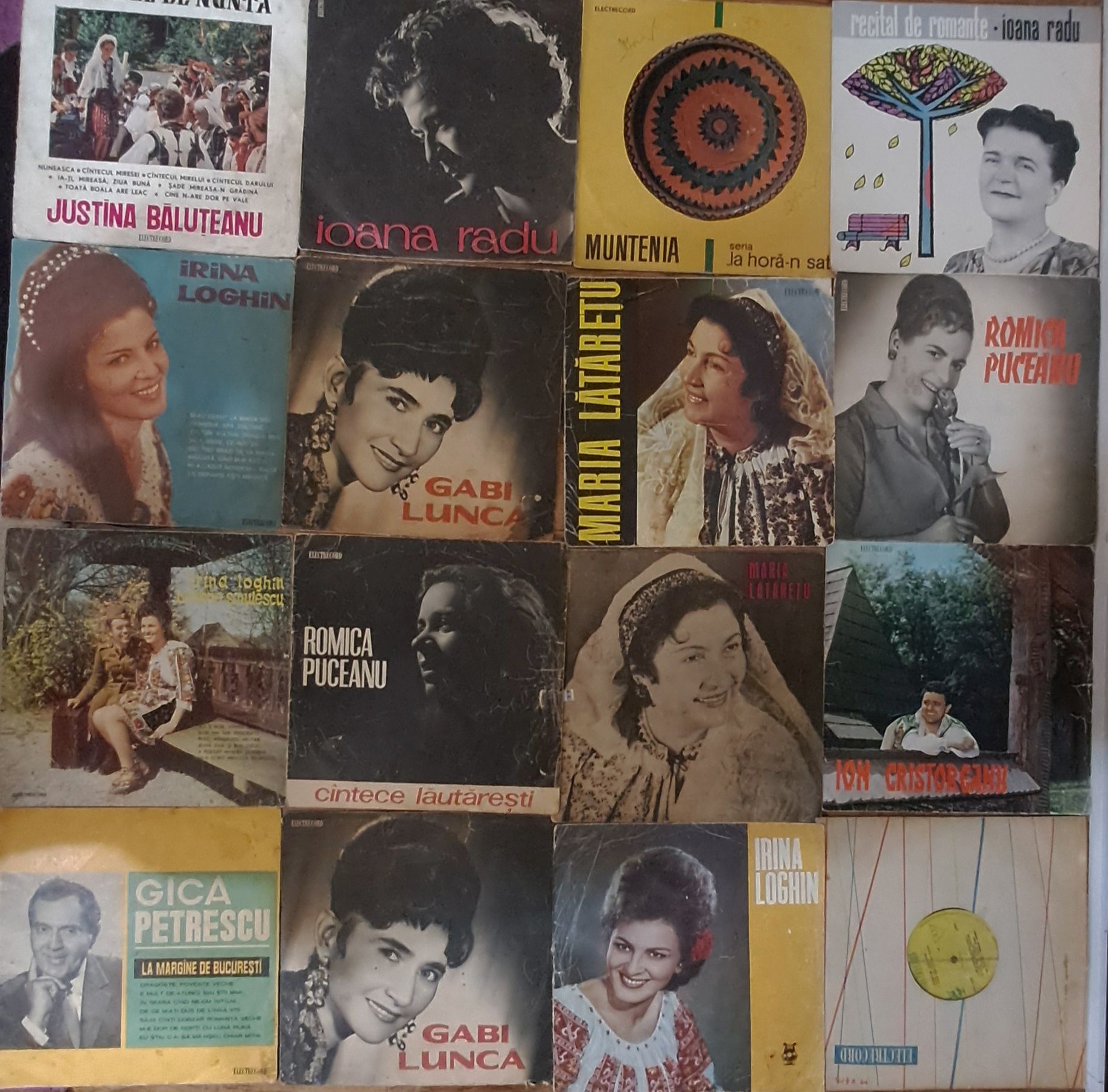 Lot 43 de viniluri mijlocii