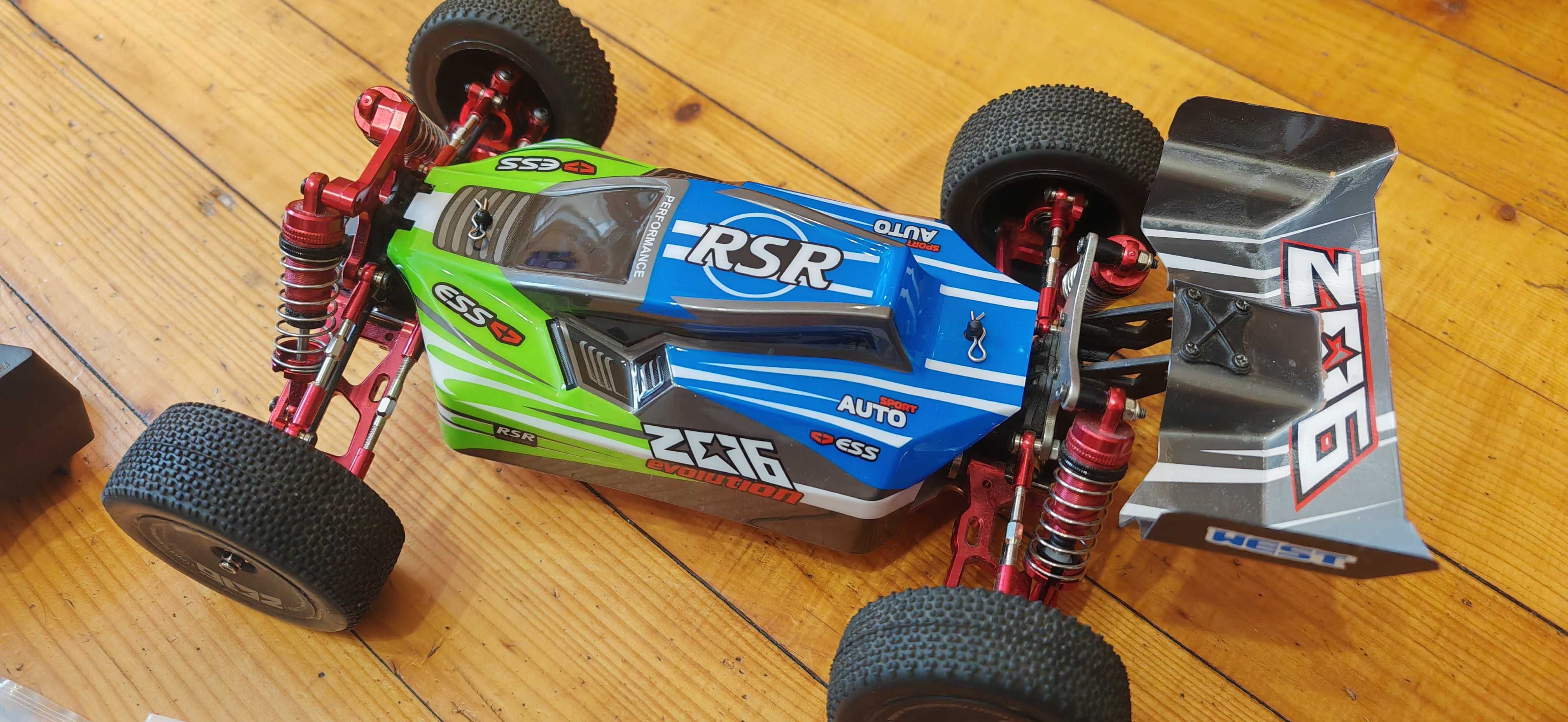 WLToys 144001 RC 4х4  1/14 метално шаси кола с моднати части